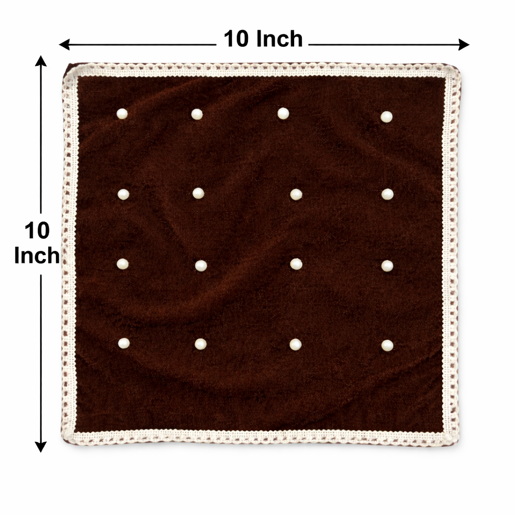 Round Velvet Bedding Set for Laddu Gopal ( Size - 0 to 5 )