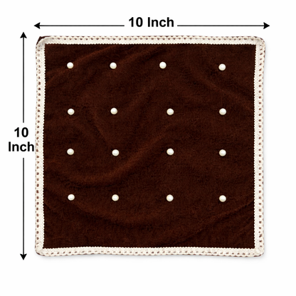 Round Velvet Bedding Set for Laddu Gopal ( Size - 0 to 5 )