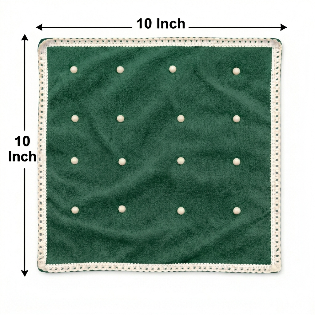 Round Velvet Bedding Set for Laddu Gopal ( Size - 0 to 5 )