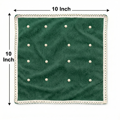 Round Velvet Bedding Set for Laddu Gopal ( Size - 0 to 5 )