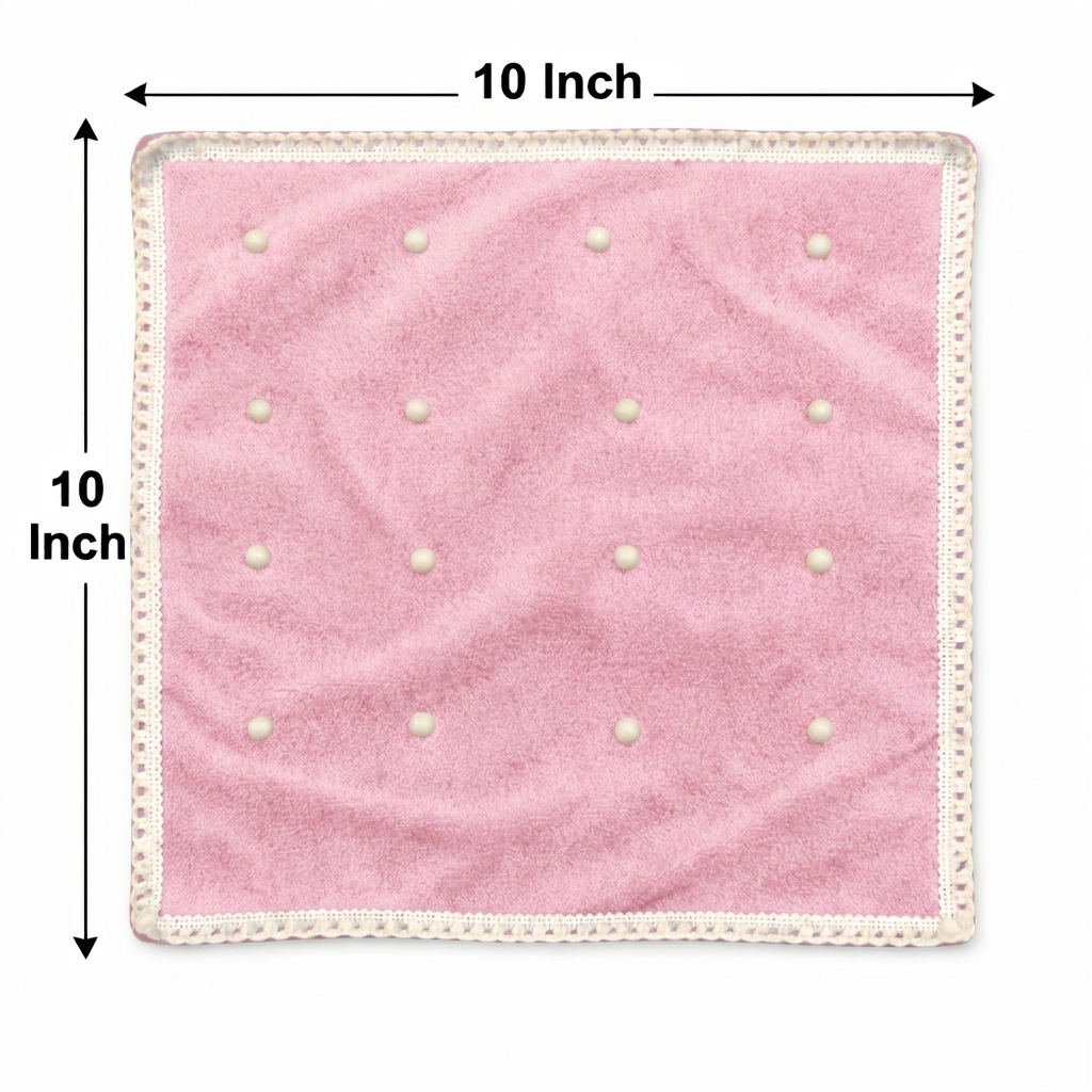 Round Velvet Bedding Set for Laddu Gopal ( Size - 0 to 5 )
