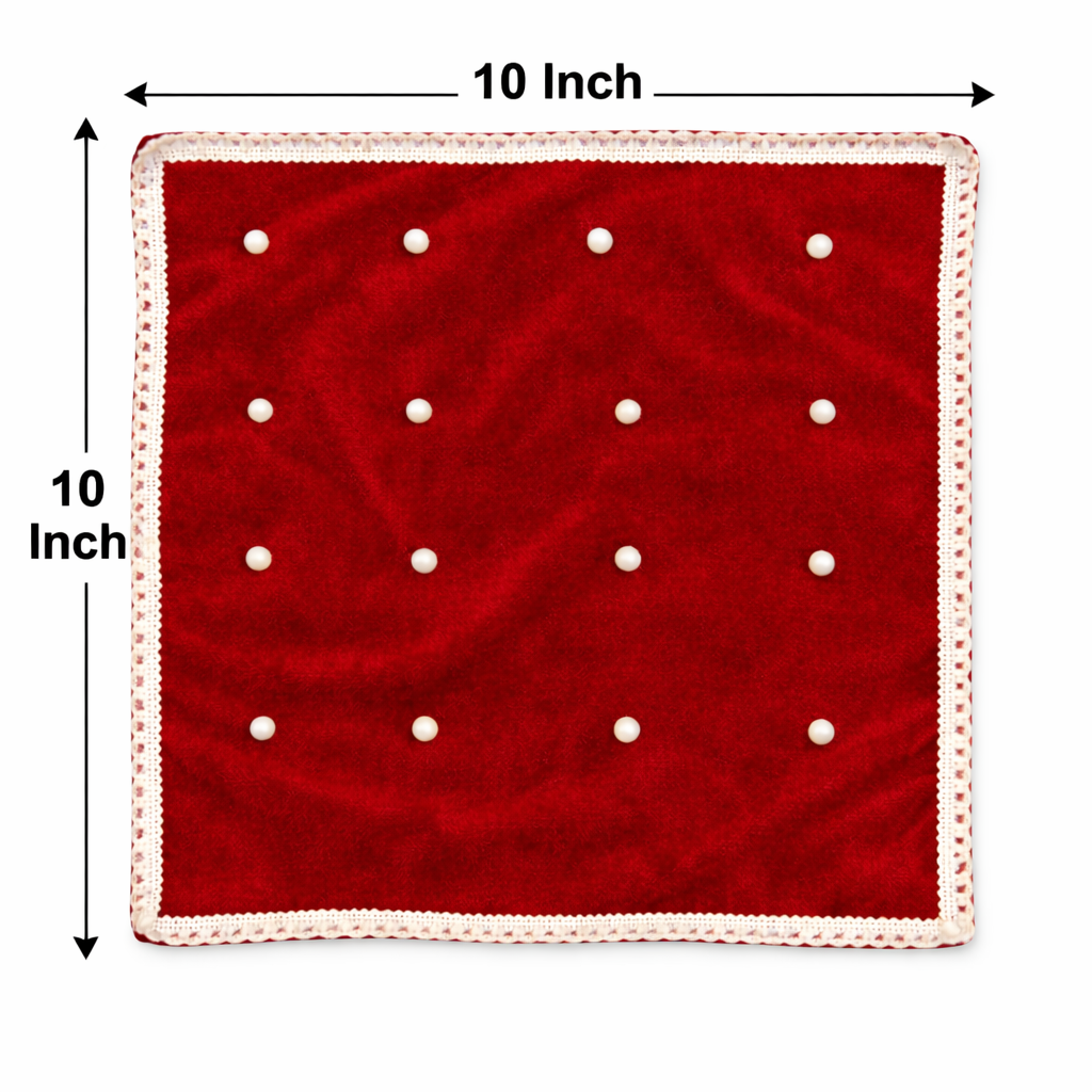 Round Velvet Bedding Set for Laddu Gopal ( Size - 0 to 5 )