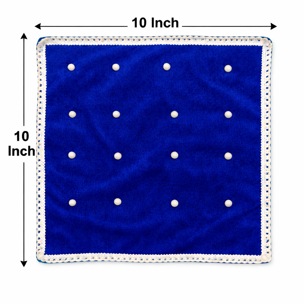 Round Velvet Bedding Set for Laddu Gopal ( Size - 0 to 5 )