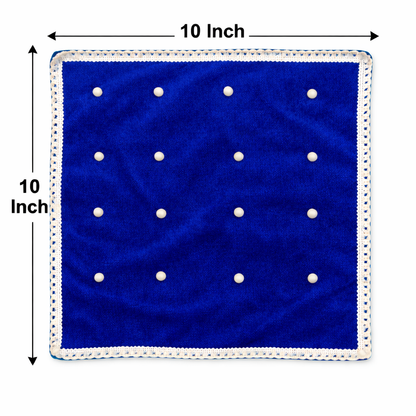 Round Velvet Bedding Set for Laddu Gopal ( Size - 0 to 5 )
