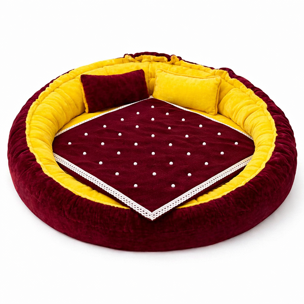Multi Color Bedding Set For Laddu Gopal ( Size 0 - 5 )